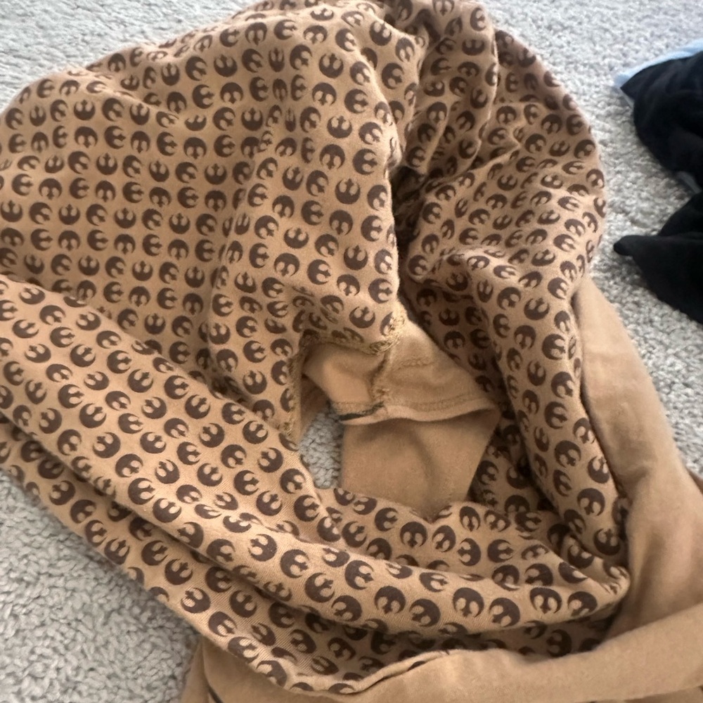 Brown and Tan Hooded Star Wars Jedi Dress - Picture 7 of 9